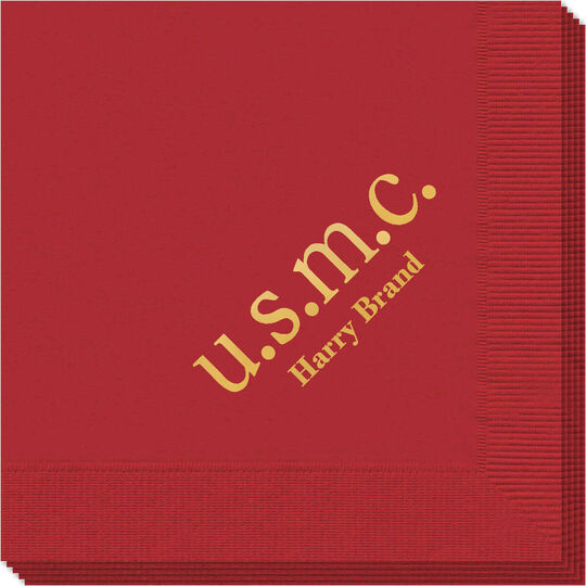 Big Word U.S.M.C. Napkins